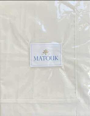One Matouk Gatsby Euro Sham Ivory 1000tc/Free Shipping!